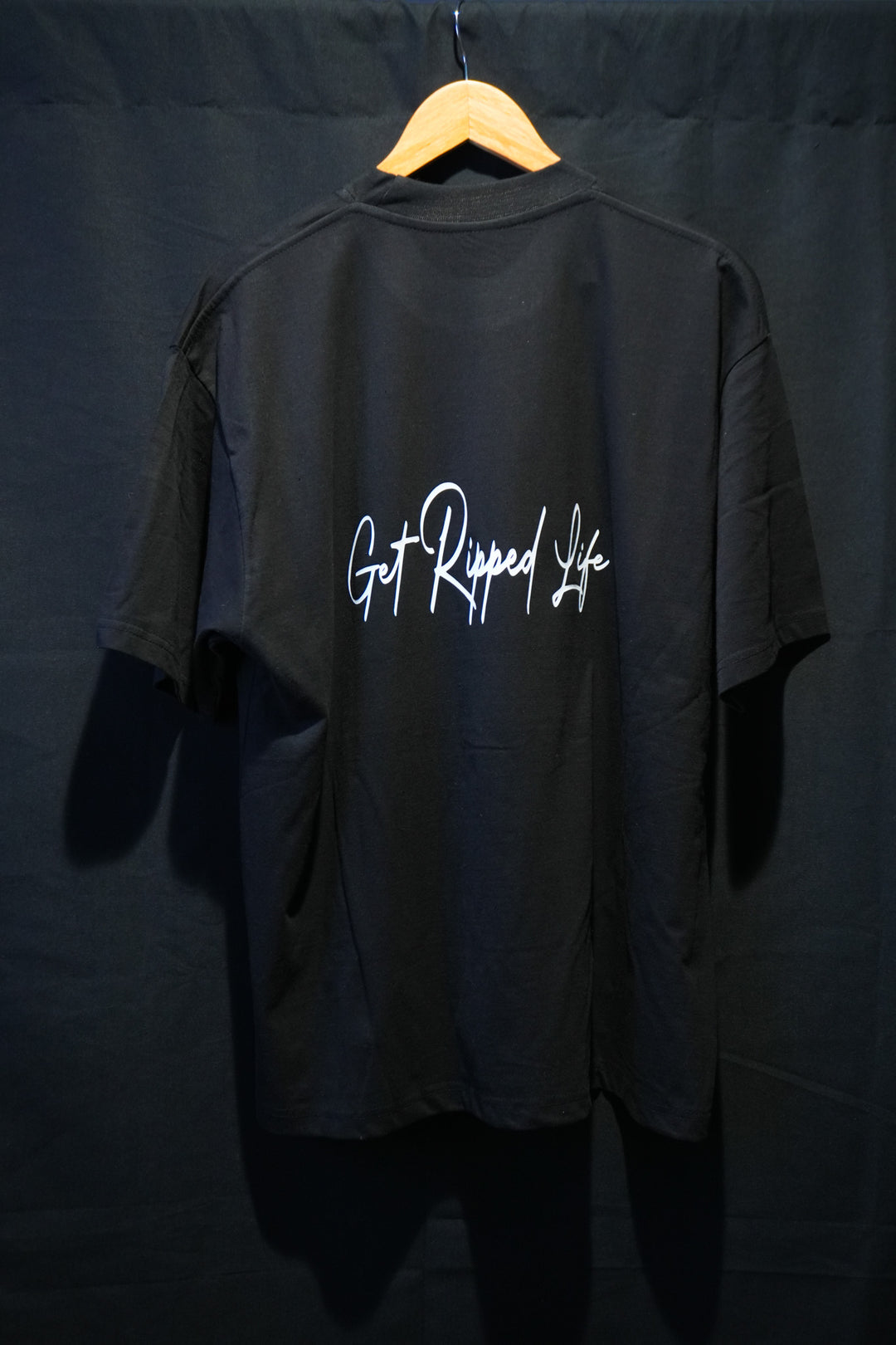 GET RIPPED LIFE® CURSIVE OVERSIZED TEE