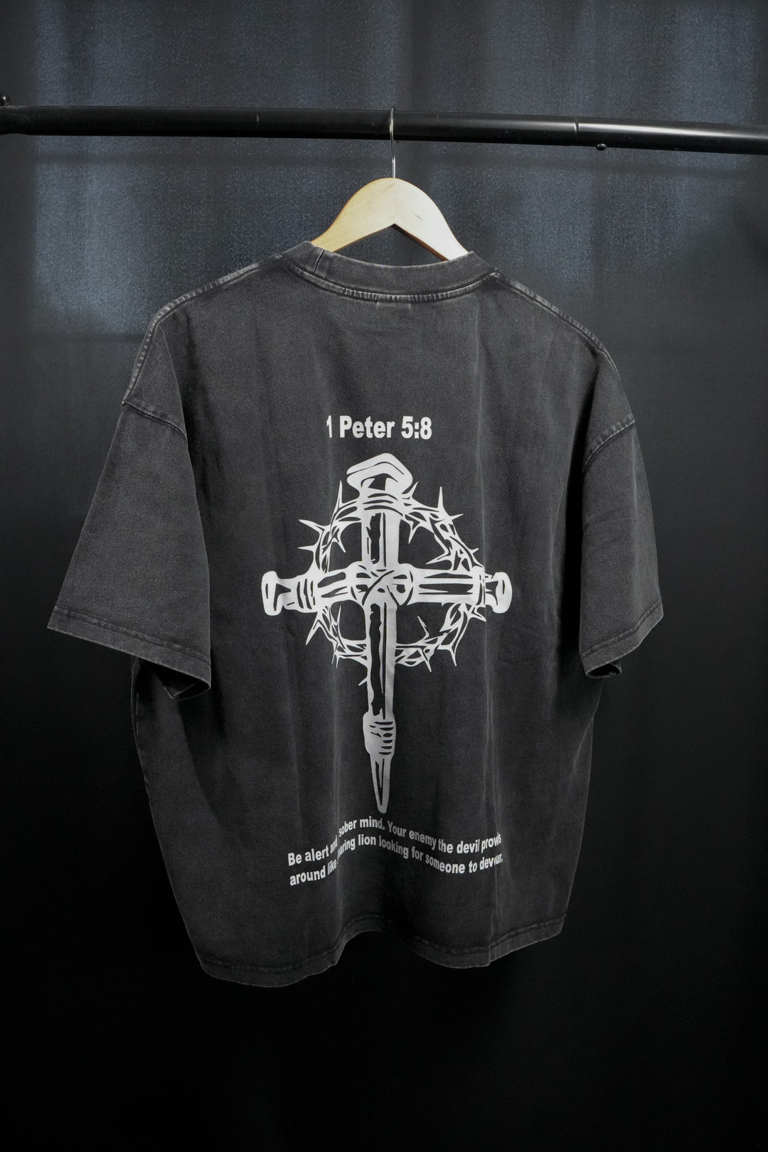 GET RIPPED LIFE® 'TRUST IN CROSS' TEE (BLACK COLOR)