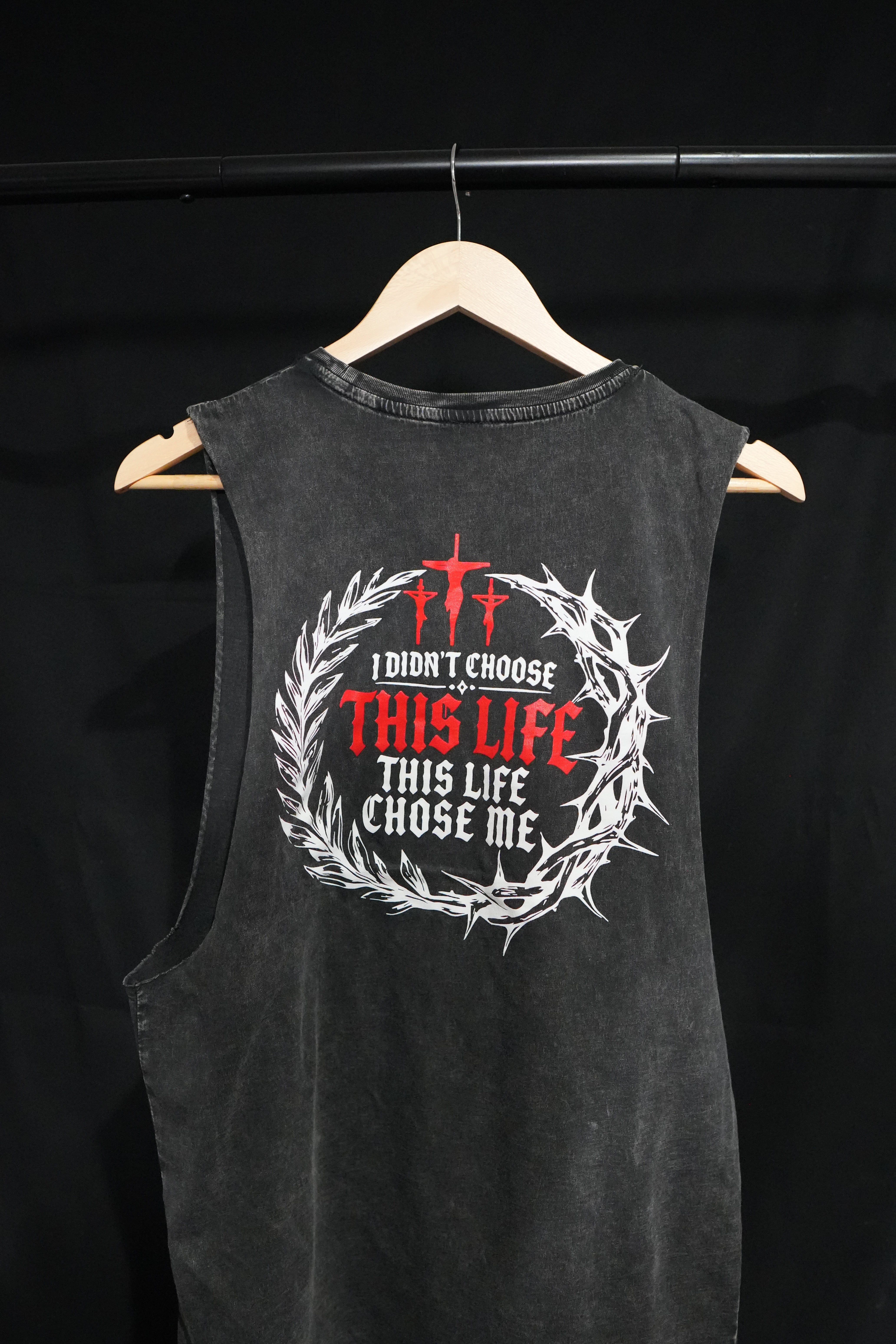 GET RIPPED LIFE® 'LIFE CHOSE ME' TEE (BLACK COLOR) – Get Ripped Life